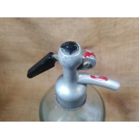 Vintage Glass Seltzer Bottle // Collectable Barware - Picture 8 of 10